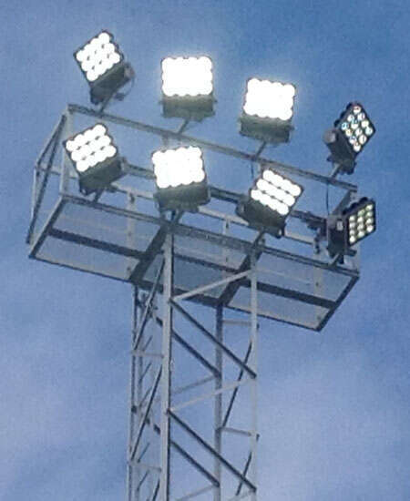 Campo Municipal de Fútbol de Villabona Illuminazione LED Relco 1