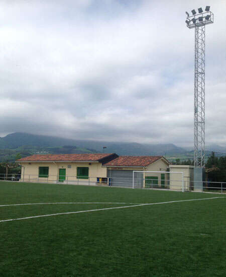 Campo Municipal de Fútbol de Villabona Illuminazione LED Relco 2