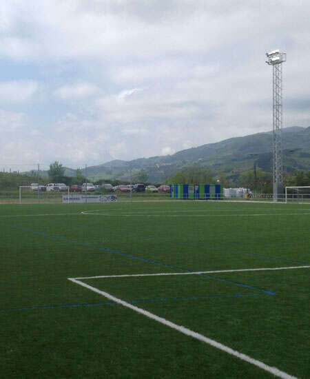 Campo Municipal de Fútbol de Villabona Illuminazione LED Relco 3