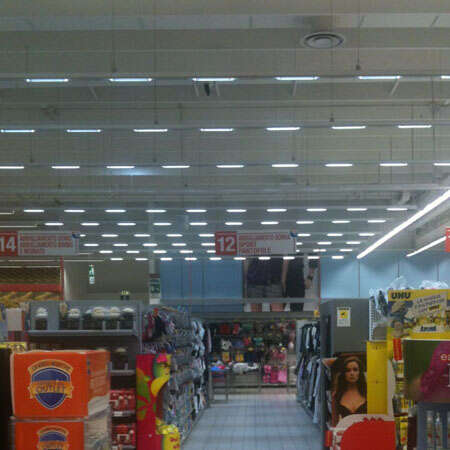 Supermercato Gruppo Famila Illuminazione LED Relco 1